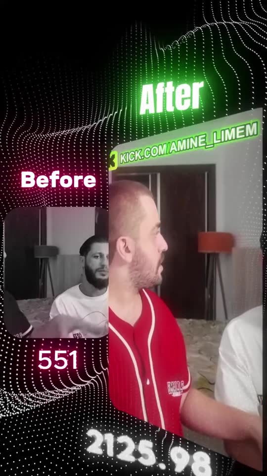 Amine Limem clip — before and after edit